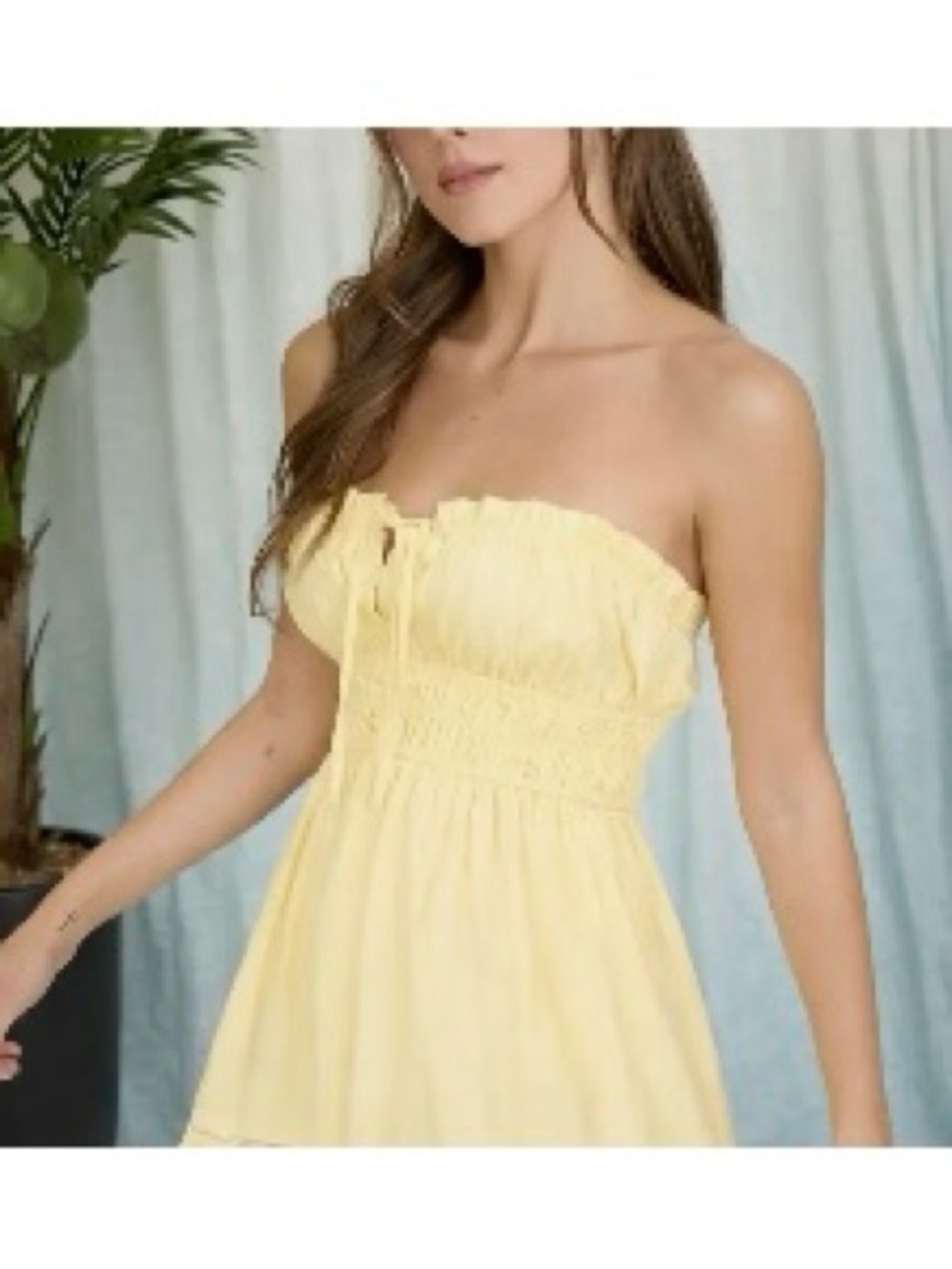 🆕🤍SMOCKED SUNNY DRESS